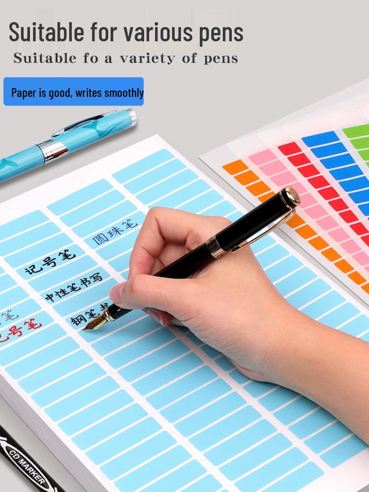 Colorful A4 Homework Labels - Name, Class, Teacher Management Stickers