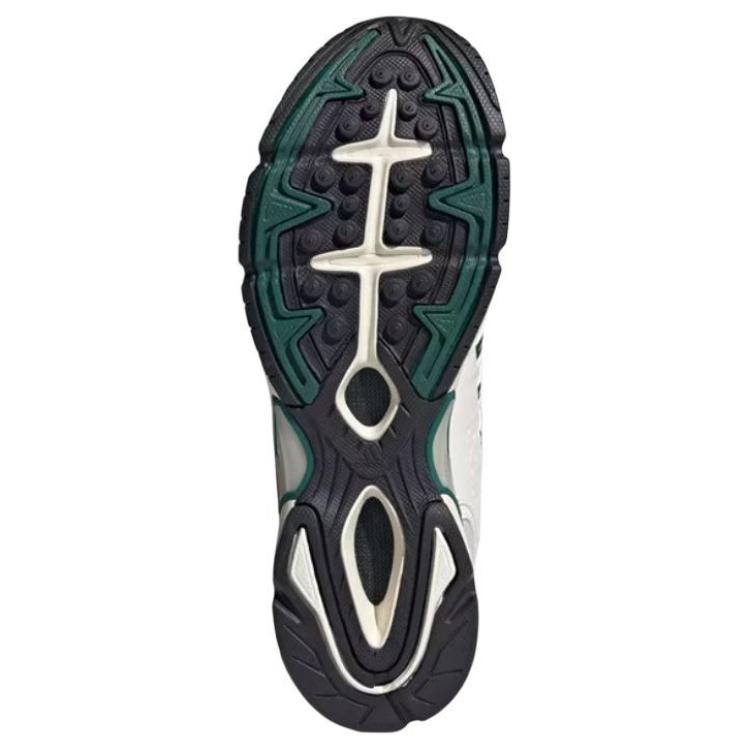 Adidas Originals Temper Run 2.0 Trendy Sports Non-Slip Wear-Resistant Low-Top Dad Shoes Unisex Sneakers White Gray Green JR9561