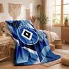 Hamburger SV Football Print Flannel Blanket Soft Warm Sofa Bed Throw Blanket For Home Office Bedroom