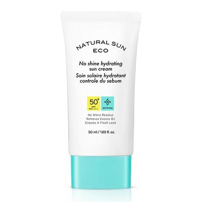 Natūralus Sun Eco drėkinamasis apsauginis kremas nuo saulės be blizgesio SPF 50+ PA++++ 50ml