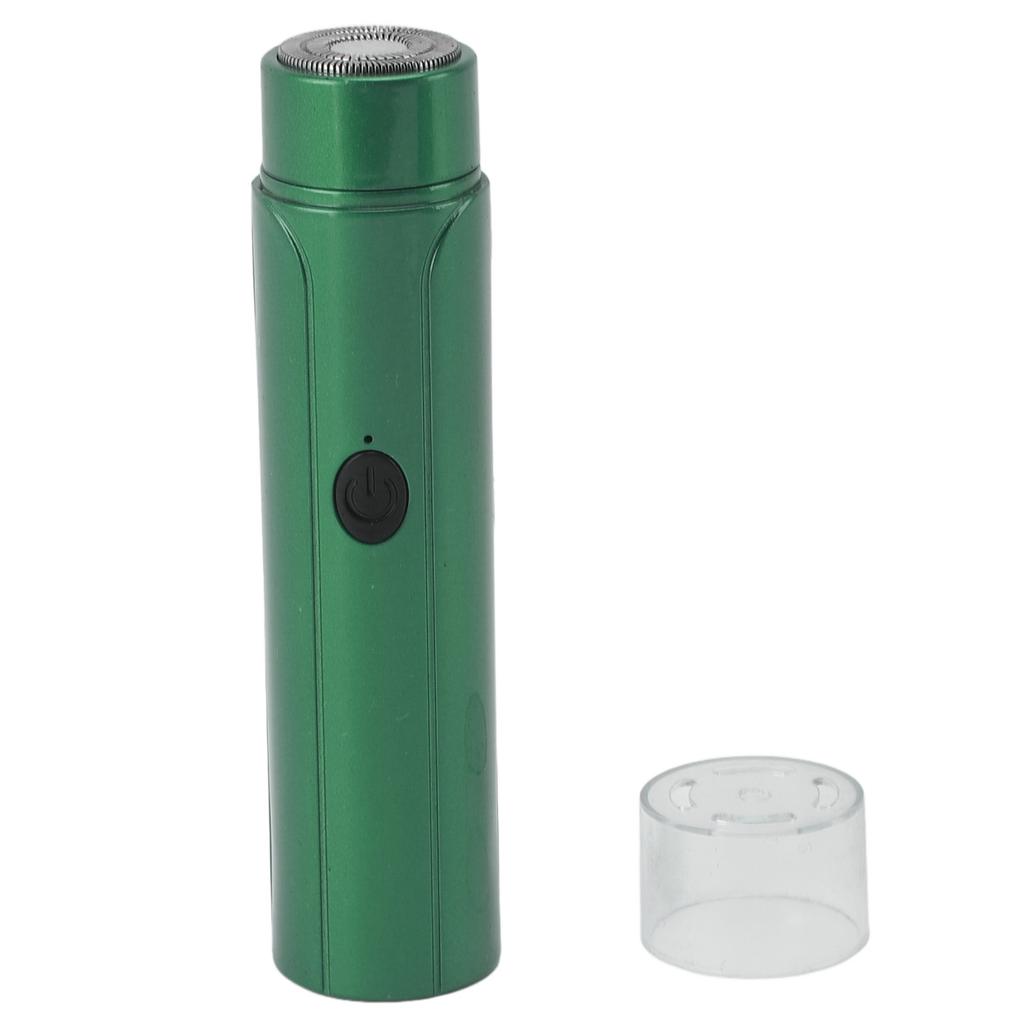 Electric Shaver High Efficiency Portable Rechargeable Electric Beard Trimmer and Shaver Green
