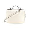 Longchamp Le Pliage Xtra 16 Logo Embossed Zipper Closure Leather Box Bag Handheld Shoulder Crossbody Mini Women Bags Beige 10187987037