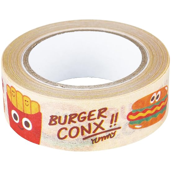 Skater Masking Tape, Width 15mm, 10M, Made in Japan, Burger Conx, SMT1-A B0GL7L34WB