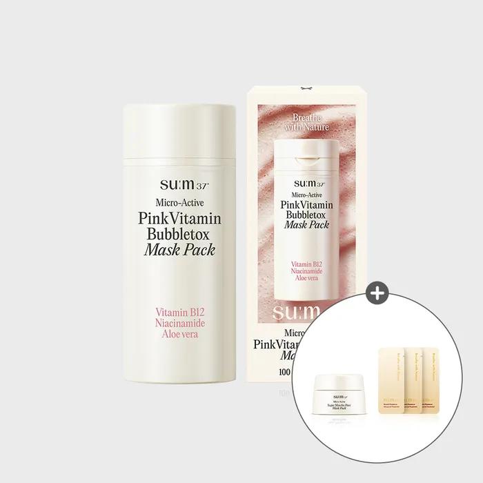 Microactive Pink Vitamin Bubble Tox Mask 100ml
