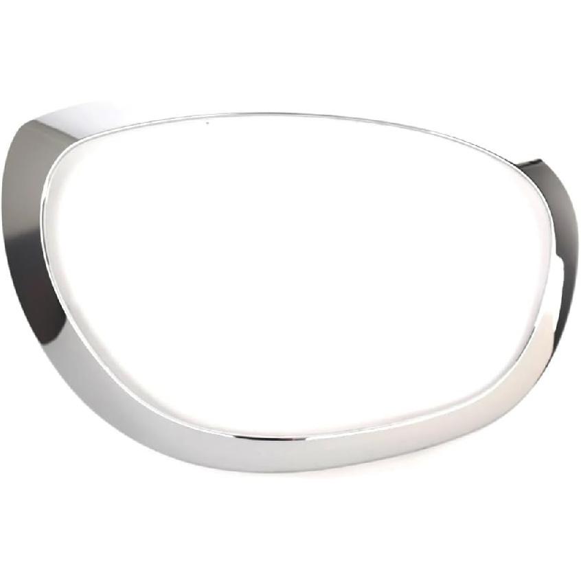Compatible For BMW Mini Cooper Countryman F60 2017-2021 Chrome Headlight Ring Bezel Trim Surround Cover Left Right 51137388117 51137388118(1Pair)