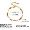 Cubic Zirconia Bear Pendant Bead Bracelet - Simple Fashion Design, Stainless Steel Jewelry