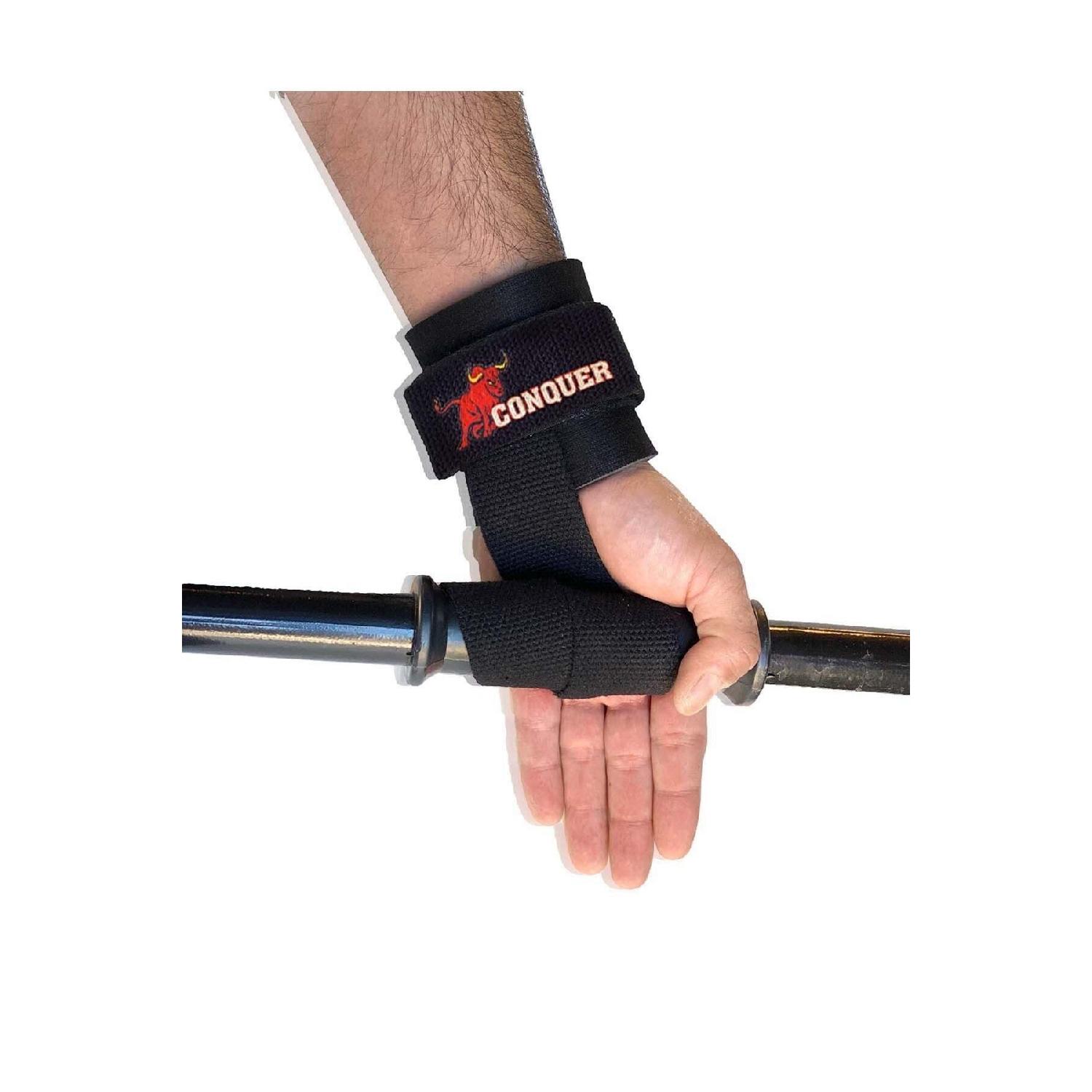 

Подъемные ремни Conquer Big Rch Grip Pro, черные Yüksek Direnç
