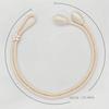 2pcs/pair Adjustable Cotton Cord Curtain Tie Hand Woven Rope Curtain Buckle Strap Fasteners Home Decoration Accessories