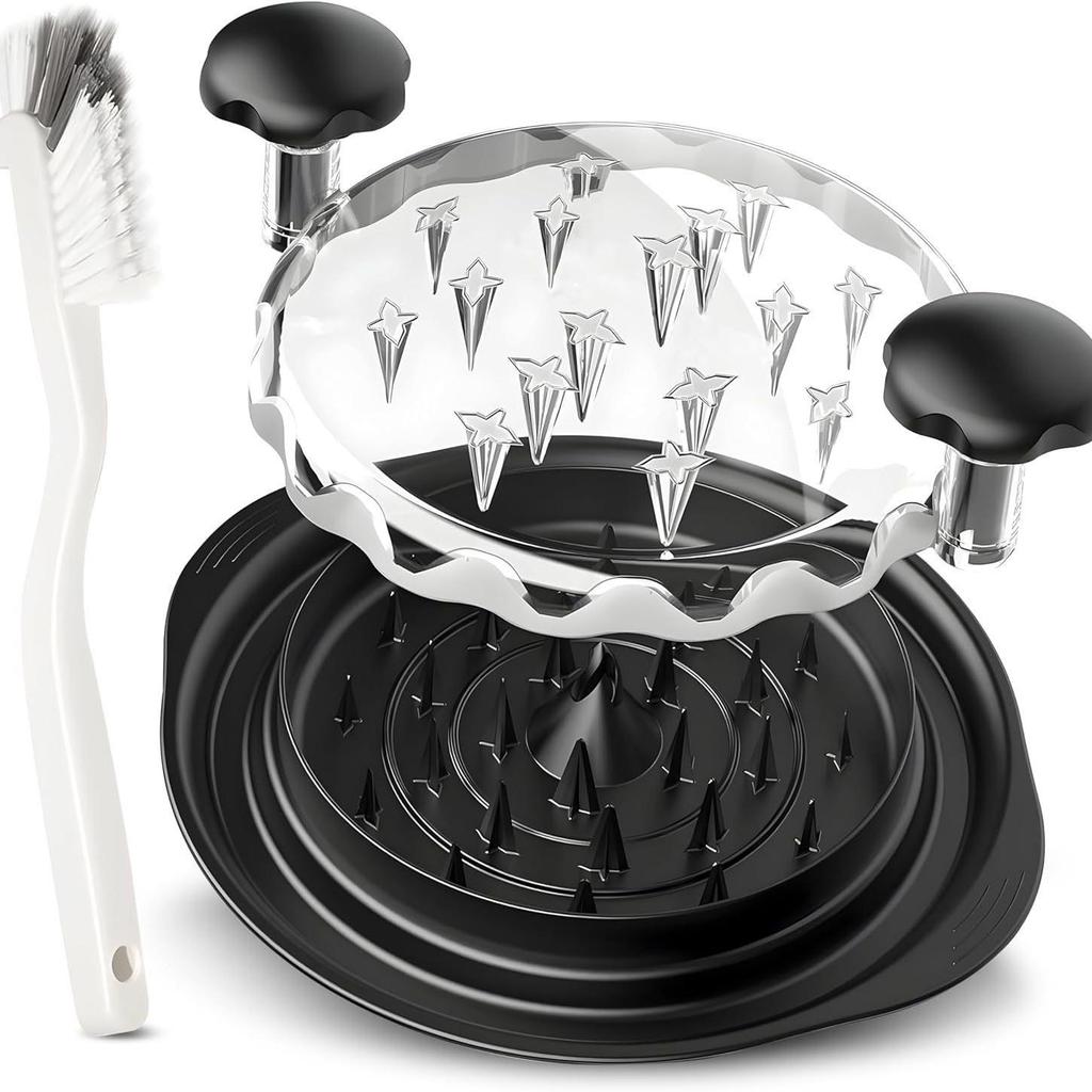 Tritacarne Petto di Pollo FF: Tritacarne e Strumento per Pappe con Coperchio Trasparente