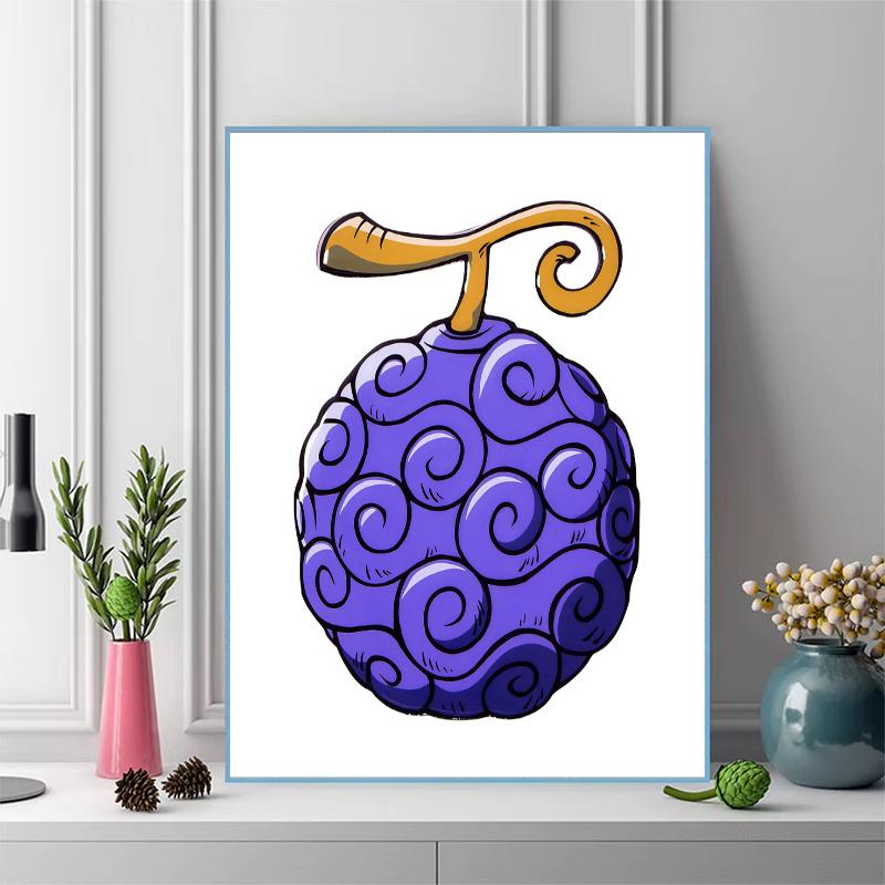 Devil Fruit 100% Round Full Drill 5D DIY Diamond Painting Embroidery Cross Stitch Rhinestone Decor