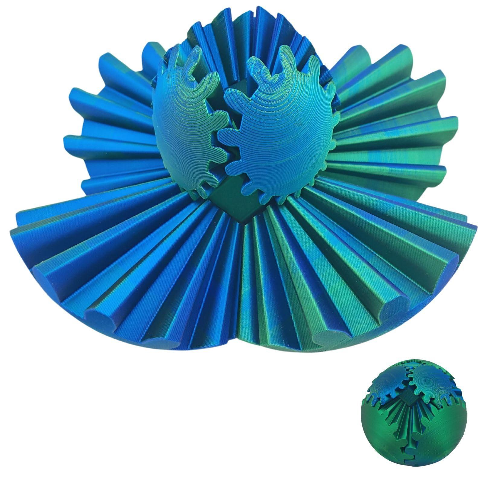 

3D-печатная игрушка-шестерня с мячом, вращающая мяч-шестерня, игрушка-непоседа, 3D-печатная игрушка для снятия стресса для работы или путешествий, мяч для занятий спортом для взрослых и детей в возрасте от 6 лет One Size