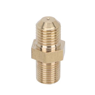 Adaptateur d'alimentation d'entrée d'huile 4AN avec restricteur de 1,0 mm pour turbo à roulements à billes GT28 GT30 GT35R