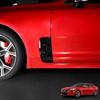 For Kia Stinger 2018- LHD/RHD Carbon Fiber Style Body Side Fender Vent Cover Trim Exterior Decor Car Styling Accessories