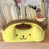Cute Cartoon Pompompurin Pen Bag Kawaii Plush Pencil Box Lovely Student Stationery Case For Girls Cosmetics Storage Bags