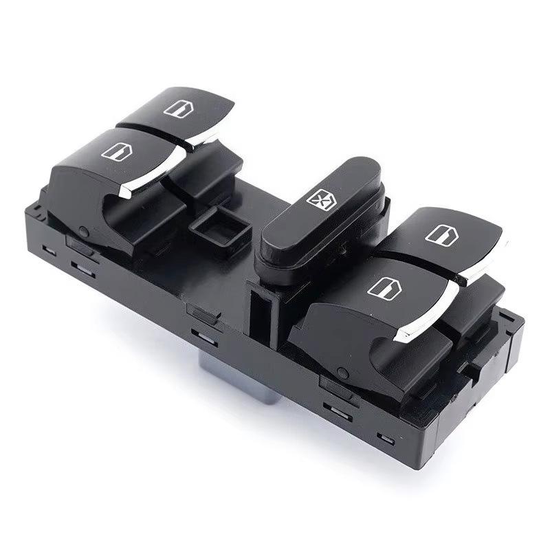 5ND959857: Chrome-Edged Left Front Window Lift Switch for VW Tiguan Accessories