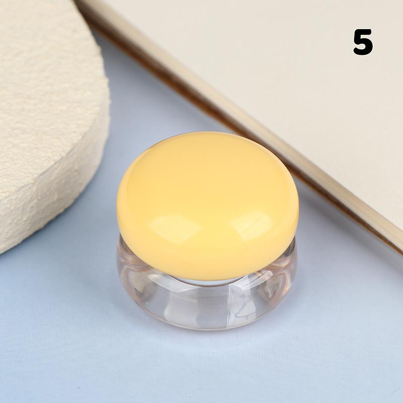 1 Pcs 5g Empty Plastic Lip Scrub Jars With Cover Balm Mask Skin Care Container Cute Blush Jar Cosmetic Jars Travel Container
