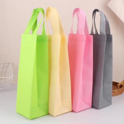 Wine Bag Non-Woven Fabric Tote Bottle Wine Carrier Bag Padded Wine Cooler Gift For Wine Lovers Or Wedding