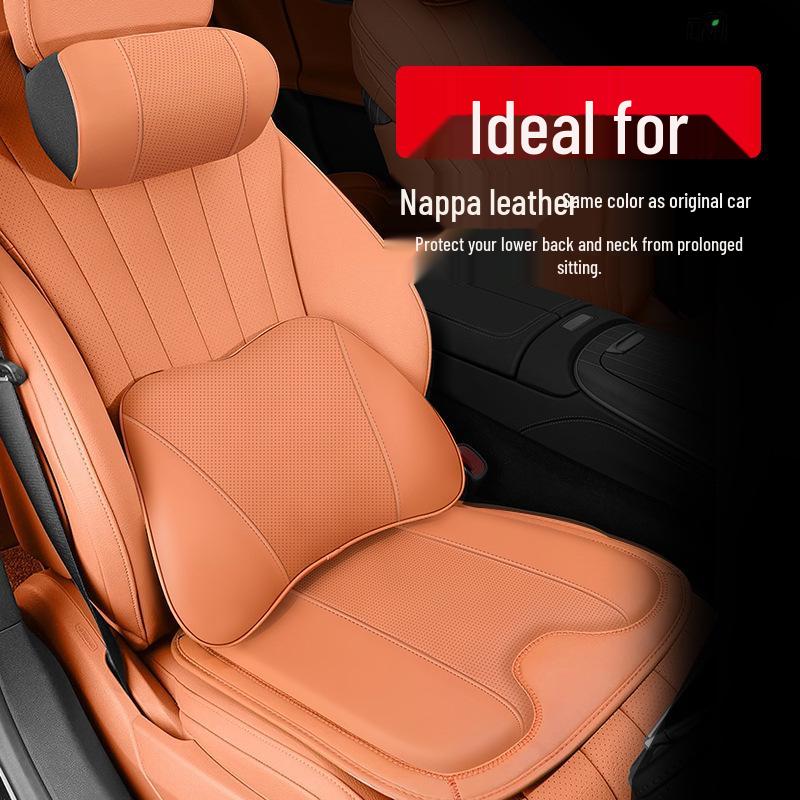 Compatible with Ideal L6-L9, MEGA ONE Car Headrest and Lumbar Support Cushion.