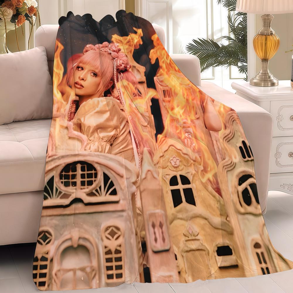 Singer Melanie Martinez Hades Music Blanket Warm Soft Suitable For Bedroom Sofa Bed Living Room Office Travel Camping Gifts