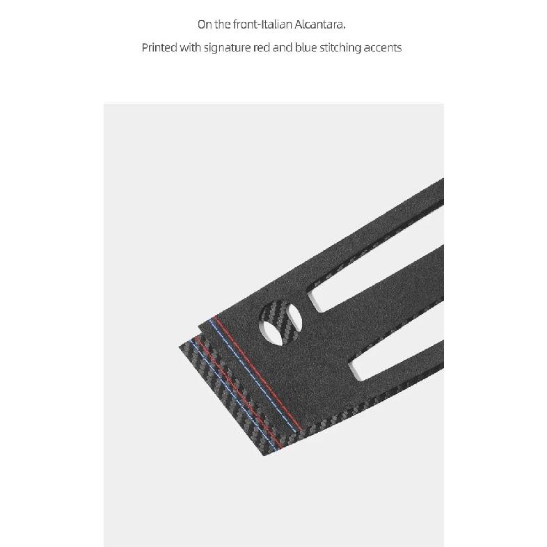 For BMW E60 Series 5 2004-2009 Carbon Fiber Center Console CD Panel Trim Frame Sticker Tuning Car Interior Decor Accessories