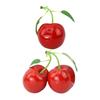 Fake Cherry Christmas Tabletop Centerpiece Fruit Model for Home Kitchen