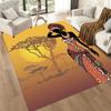 African Style Carpet Suitable for Outdoor Kitchen Study Room Bedrooms Antislip Carpet Anime Office Decor Luxury Gift for Birthday, Christmas, Wedding