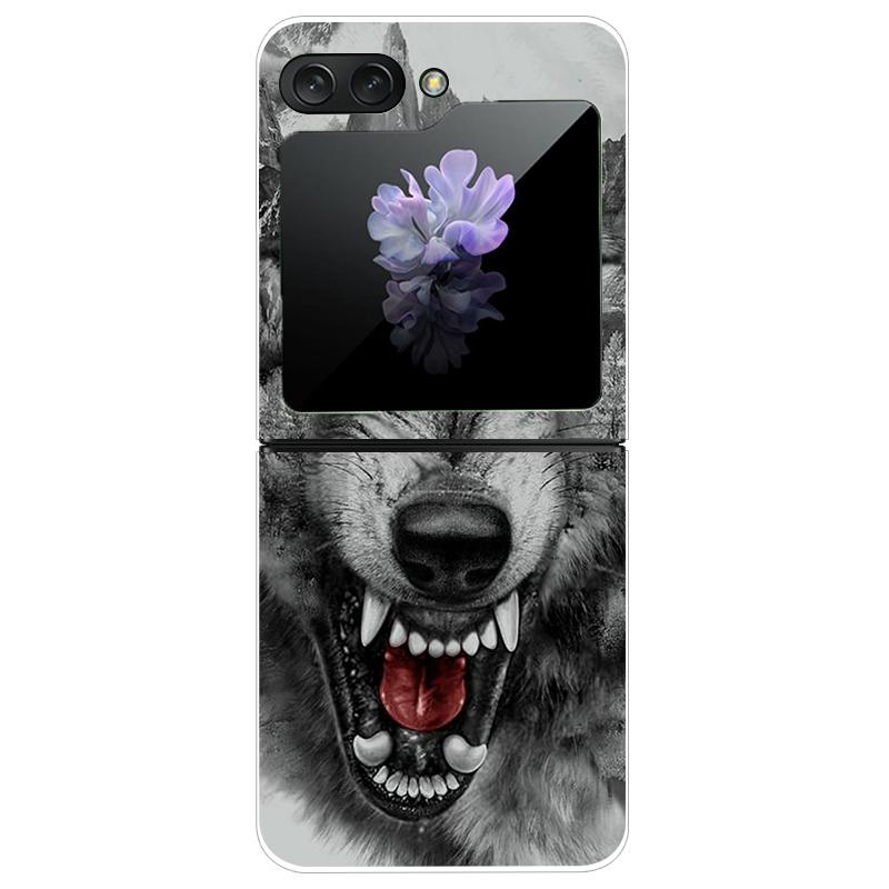 

For Samsung Galaxy Z Flip 5 5G Case Cute Transparent PC Hard Case Back Cover For Samsung ZFlip5 Z Flip 5 Phone Coque Flip 5 Capa Galaxy Z Flip 5