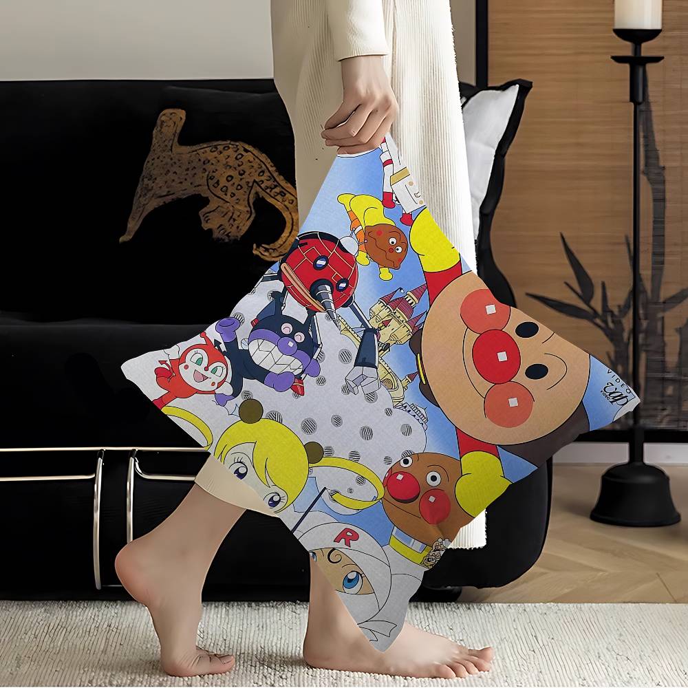 Cartoon Cute Fashion AAnpanman Stitch Lucky Dragon Pillow Cover Sofa Cushion Cover Home Room Decoration Children Gift