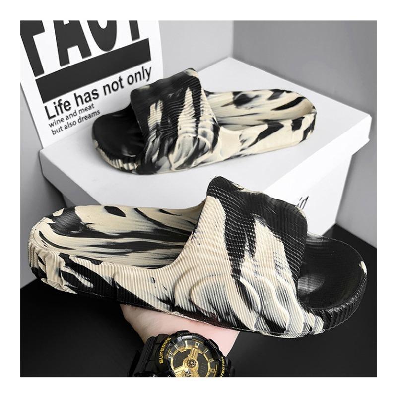 Summer Fashion Camouflage Thick Sole Slide Sandals For Men Women Large Size Casual Home Slippers