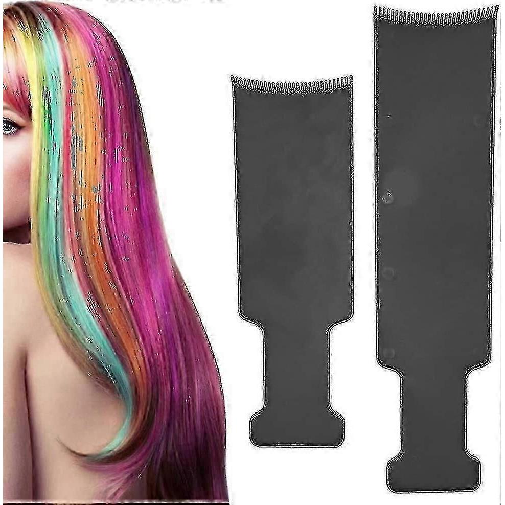 Highlighting Board With Teeth Hair Tools Board Hairdresser's Paddle For Hair Dye Salon Use Hair Color Board