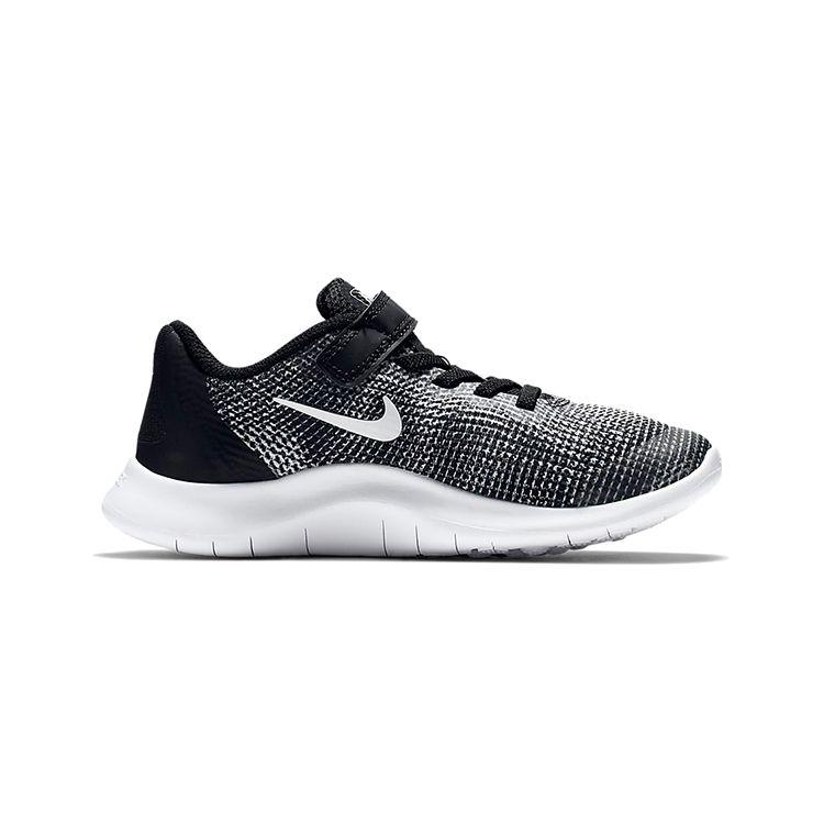 Nike Flex Runner Low Top Kids Running Shoes Kids Running Shoes Black White AH3436-001
