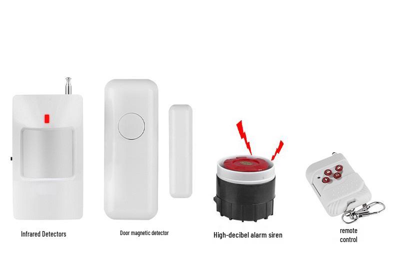 Lingfang Wireless Smart Infrared Anti-Theft Alarm with 99 Zones for Home and Store Security.