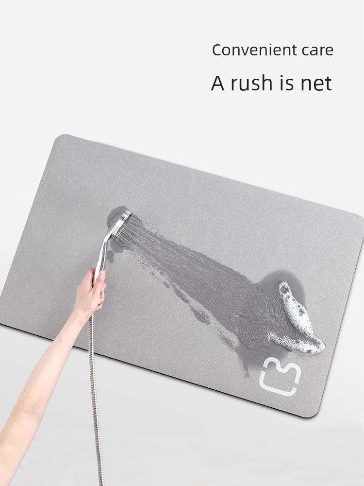 Disposable Diatom Ooze Cushion Toilet Bathroom Mats Minimalist Indoor Scrubbing PVC Foot Pad Entry Door High-End