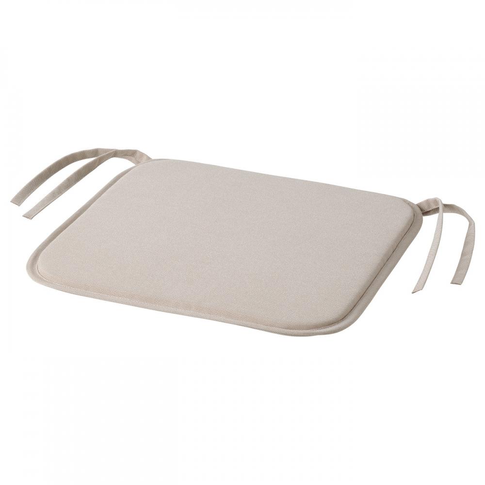 

Подушка на стул IKEA ASKNTFJRIL бежевый 34x34x1,5 см