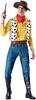 SCLYX Men's Cowboy Cosplay Costume with Hat and Bust, Adult Woody Costume, Top and Bottom Set, Toy Story, Halloween, EventParty Costume, #21185