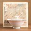 70ml Kiln Fambe Glaze Handmade Cover Bowl Chinese Style High-end Hat Gaiwan Ancient Tea Tureen Tea Maker Tea Items Decoration