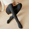 Winter Pantyhose High Elasticity Breathable Realistic Bottoming Pants Bare Leg Plush Keep Warm Open Toe High Waist Bare Leg Socks for Daily Wear