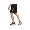 Puma Big Logo Print Elastic Waist Loose Straight Casual Shorts Men shorts Black 524583-56