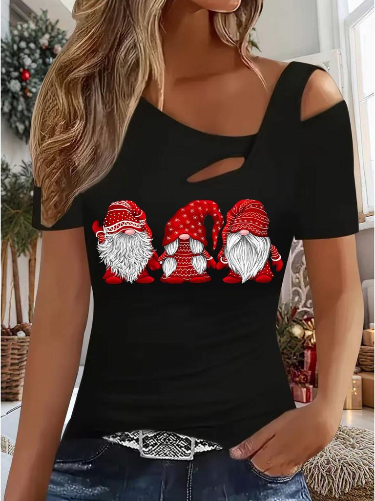 Dame Ny Casual Topp Jul Halloween Julegave Topper Skjorte Bluse