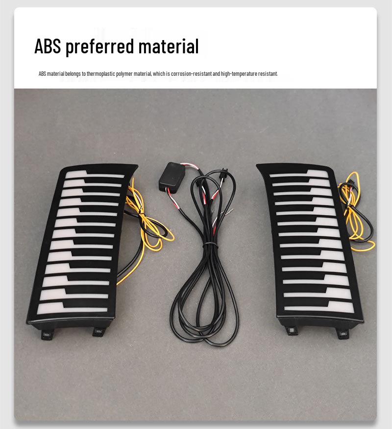 LED Daytime Running Turn Signal Fog Lights for 2022-2025 Toyota Tundra Front Bumper