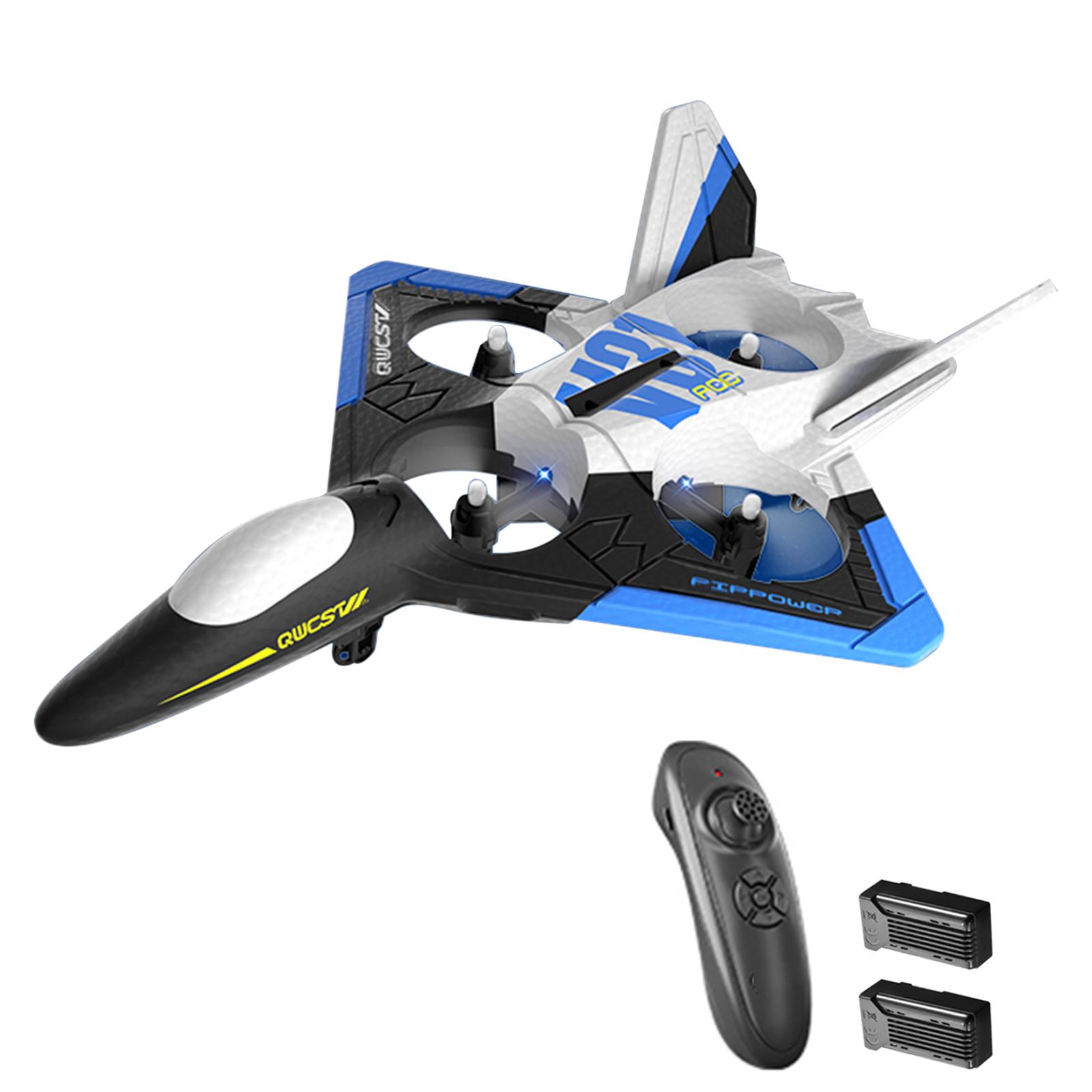 

Літак із дистанційним керуванням із камерою 4K Літак із дистанційним керуванням Планер Літак Іграшки для дорослих no camera-2 battery синій