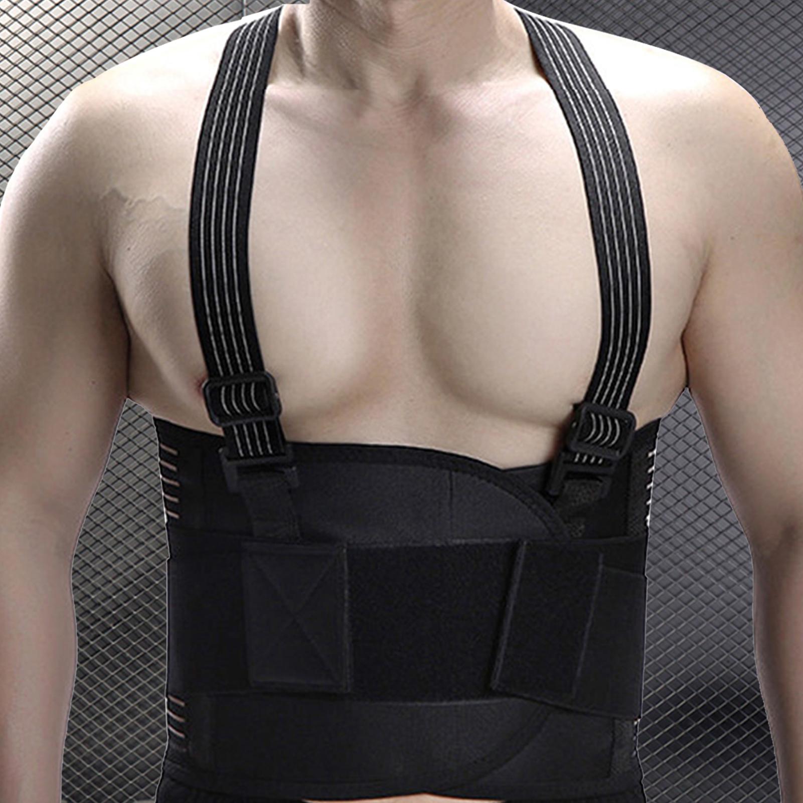 

Lumbar Support Brace Support Relief Brace For Waist Back Relief Belt For Home Daily Office Sports Gym Driving Nursing Training L