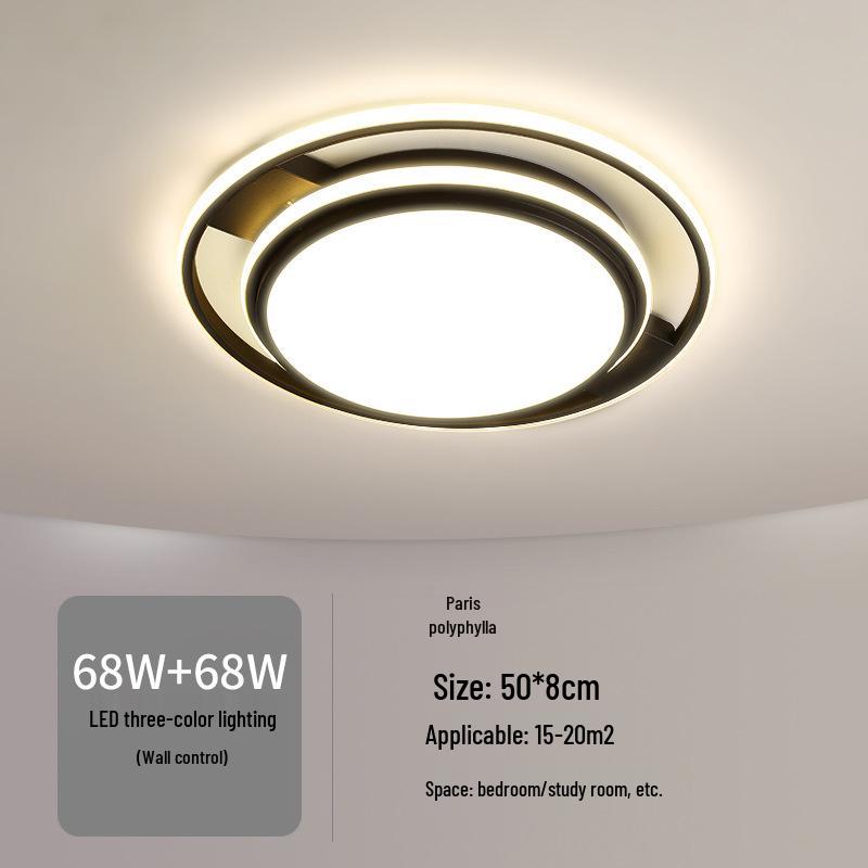 2024 LED Ceiling Light: Modern Minimalist Round Fixture for Bedroom, Living Room, Aisle, Corridor, and Balcony