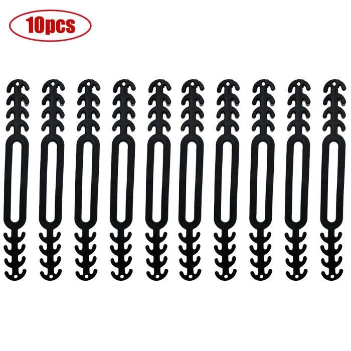 

Mask Holder - YWEI - 10pcs black - Non-slip silicone - Adjustable - Ear loops