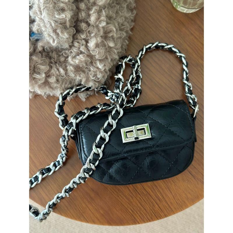 

Bag Women s Crossbody Super Popular Silver Exquisite Niche Style Chain