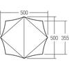 Campal Japan 3307 70 [octagon Shading Tarp Sand Beige]
