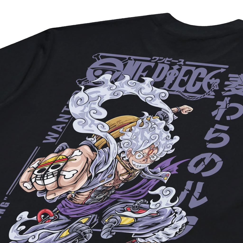 ONE PIECE Nika Luffy Gear 5 Anime Pánské Dámské Letní Tričko Volný Čas Sport Fitness Oversized Pohodlné Bavlna Krátký Rukáv Top