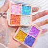 4/9 Color Eyeshadow Palette Eyeshadow Girl Beginner Makeup Tray Sculpture Highlight Cosmetic For Girls Accessories Cosmetic