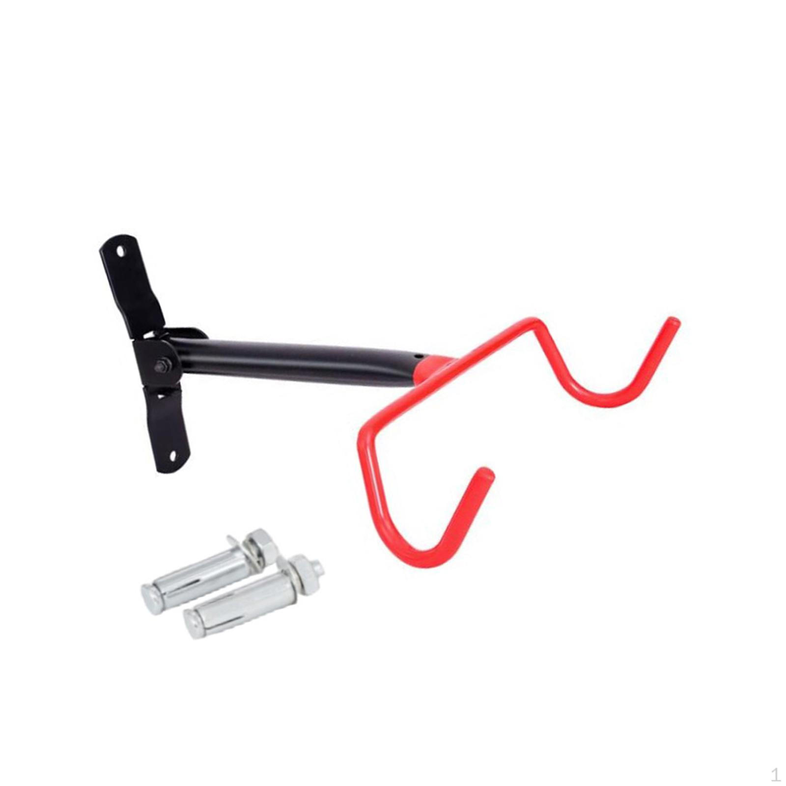 

Настінне кріплення для велосипеда, стійка для виставки в гаражі, підвісний надміцний для приміщення, сарай червоний