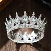 Baroque Alloy Teardrop Crown Headpiece for Bridal Photography and Coming-of-Age Celebrations